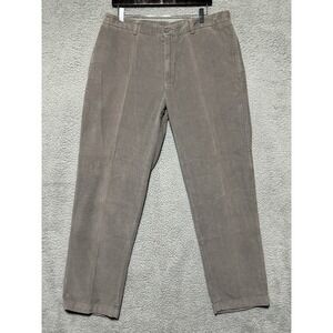 Vintage Club Room Mens Corduroy Pants Size 36x32 Gray Made In Egypt